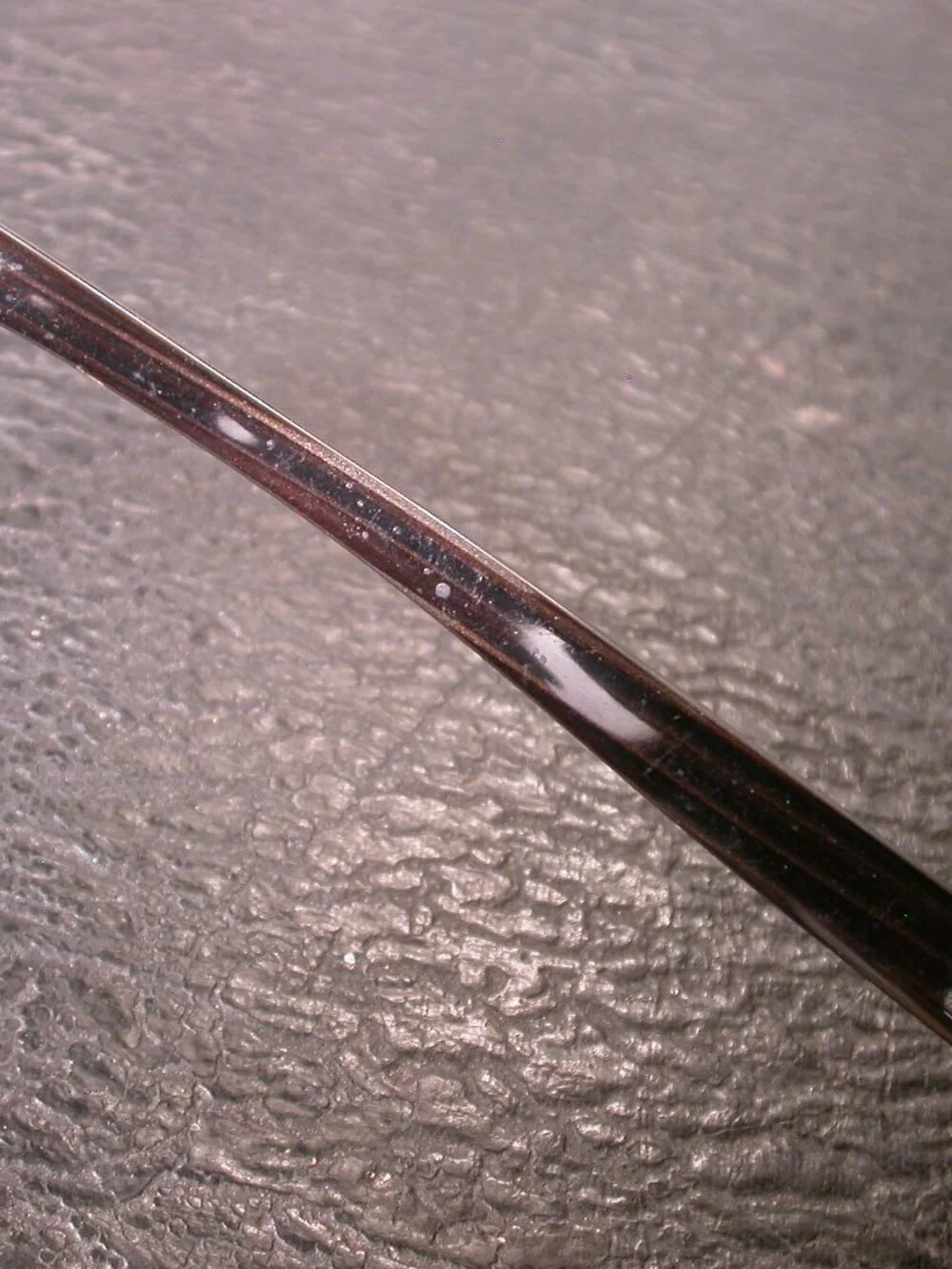 Vintage Allied Dark Wood Grain Eyeglasses Frames Made In USA